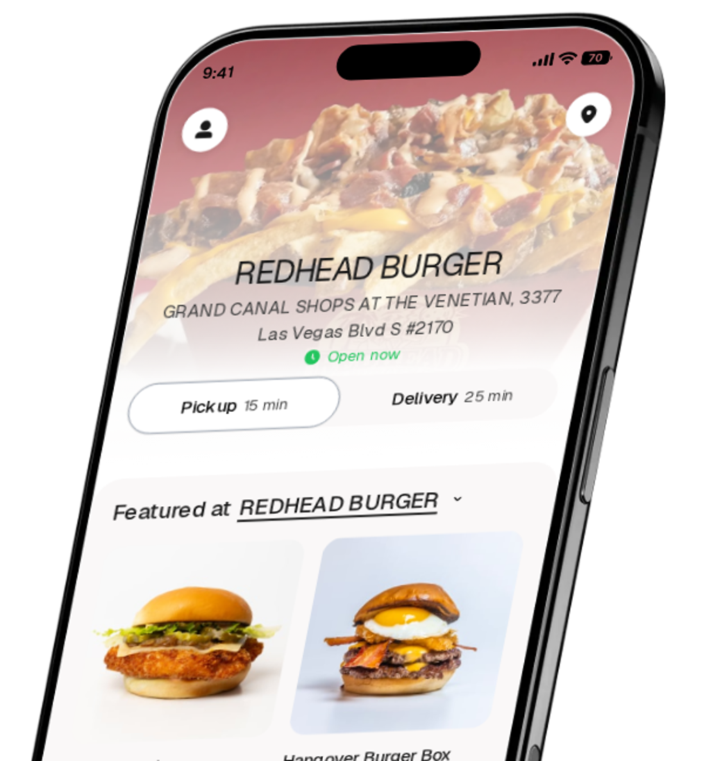 REDHEAD BURGER app preview